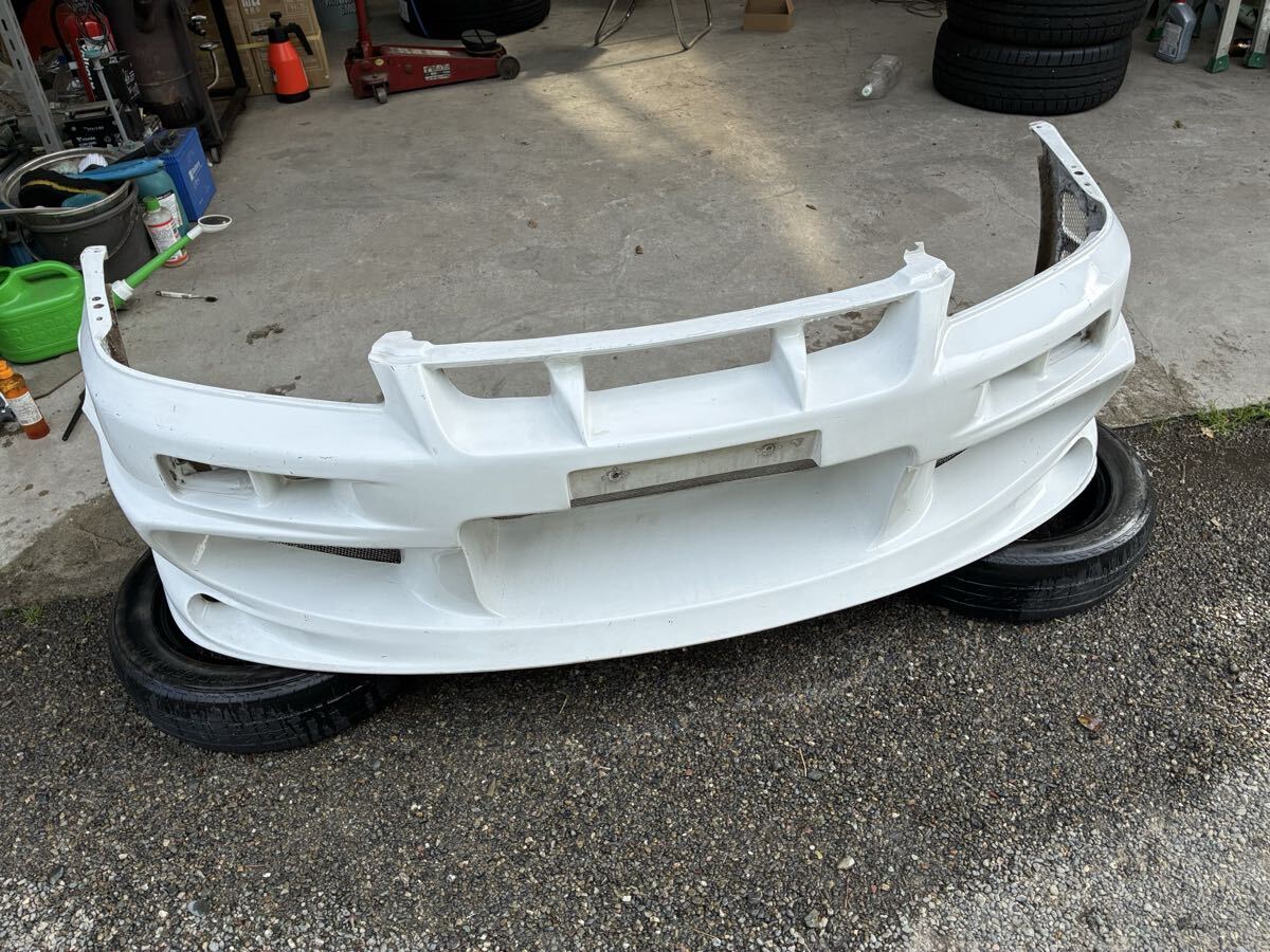 R32 HCR32 Bomex FRP フロント エアロ バンパー 中古 RB RB20 RB25 32 R32 HCR32 Bomex FRP フロント エアロ バンパー 中古 RB RB20 RB25 32