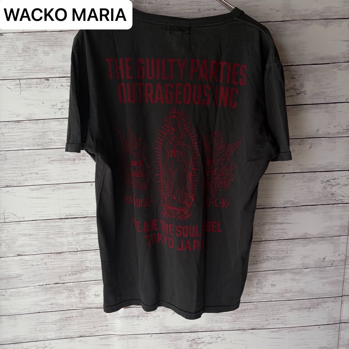 希少14SS WACKO MARIAワコマリア×CRAZY DAVEクレイジーデイヴ FUCK