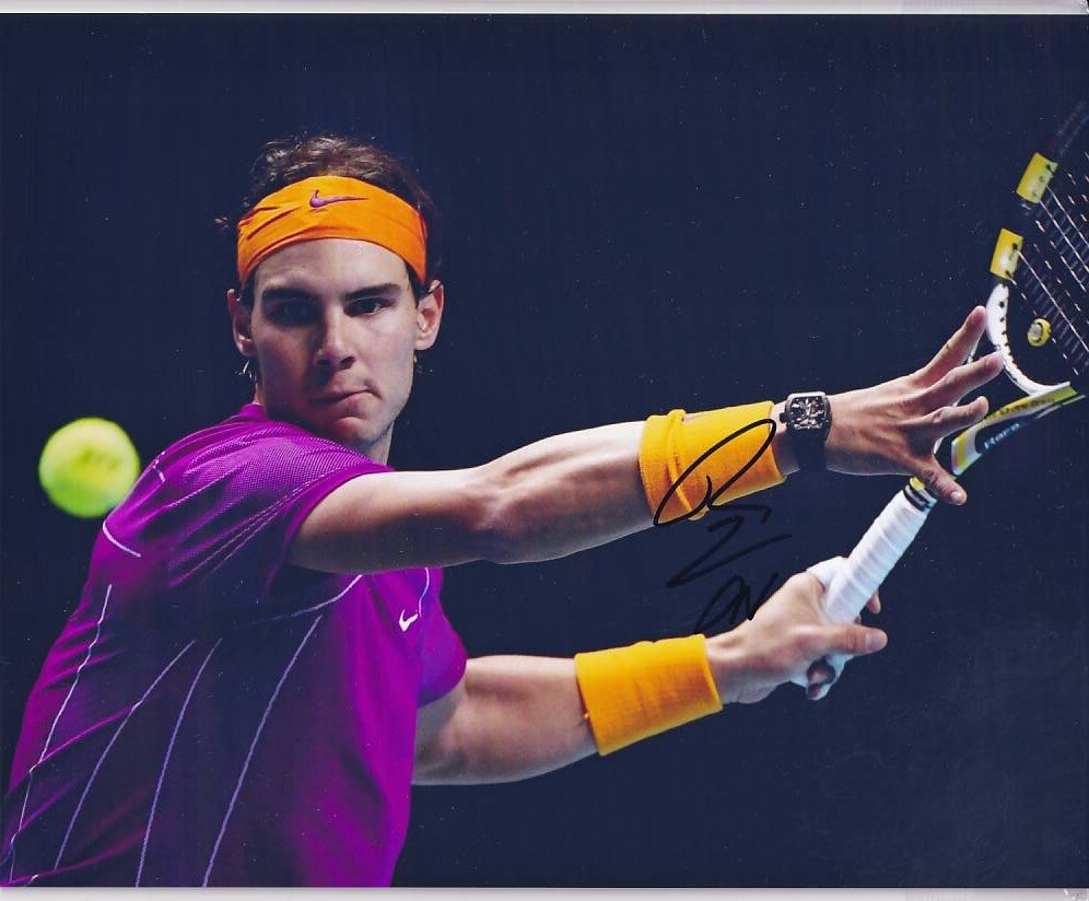 新品】ラファエル・ナダル 直筆サインフォト/写真 テニス Rafael Nadal