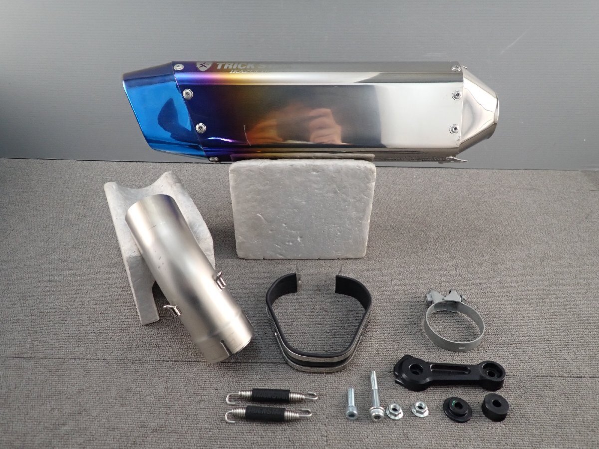 中古】ホーク バブ イカヅチ 雷 マフラー WRP当時CB250の落札情報