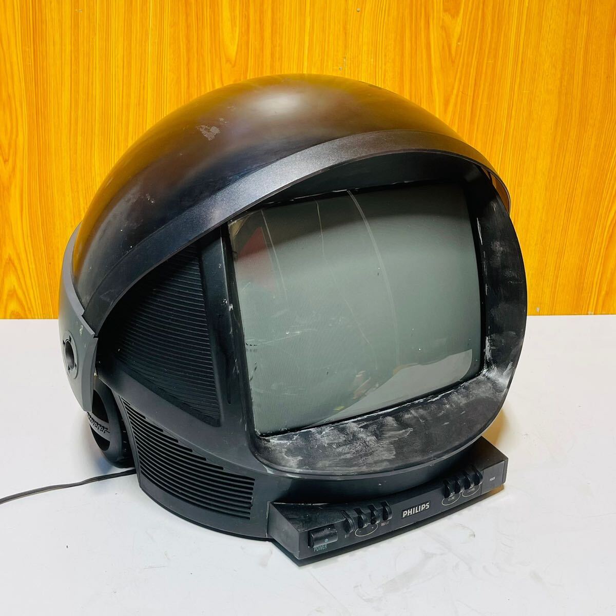 中古】PHILIPS フィリップス 14型ブラウン管テレビ Discoverer 14S11B
