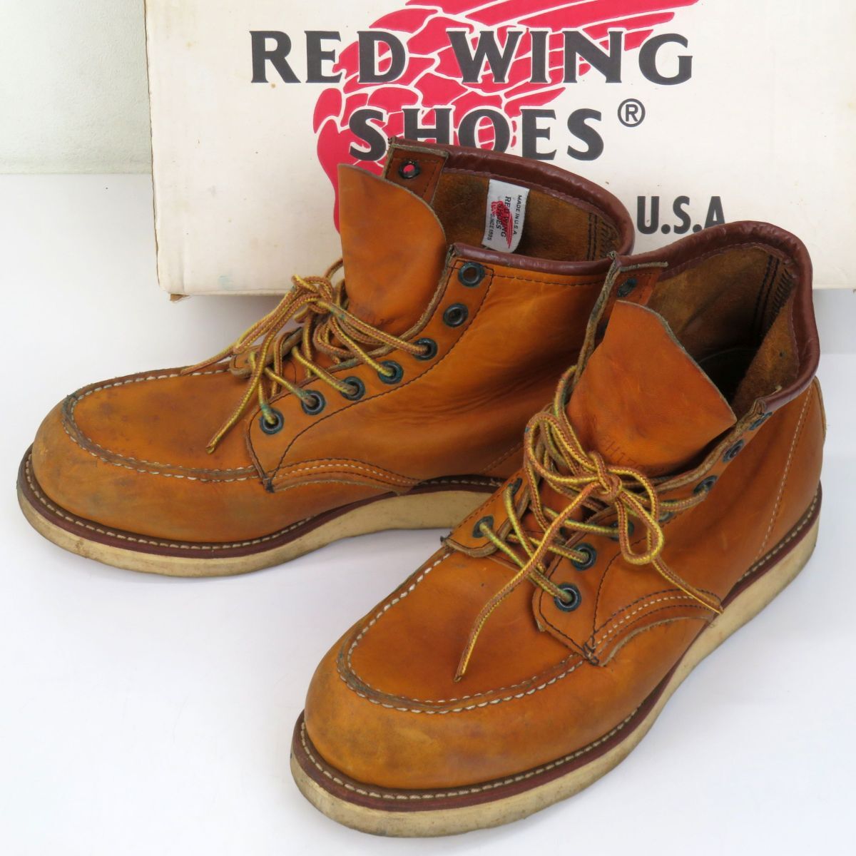 REDWING 犬タグ レッドウイング 8165 プレーントゥ vintage 90s 犬タグ 【RED WING】 レッド ウィング 8165 プレーントゥ ワーク