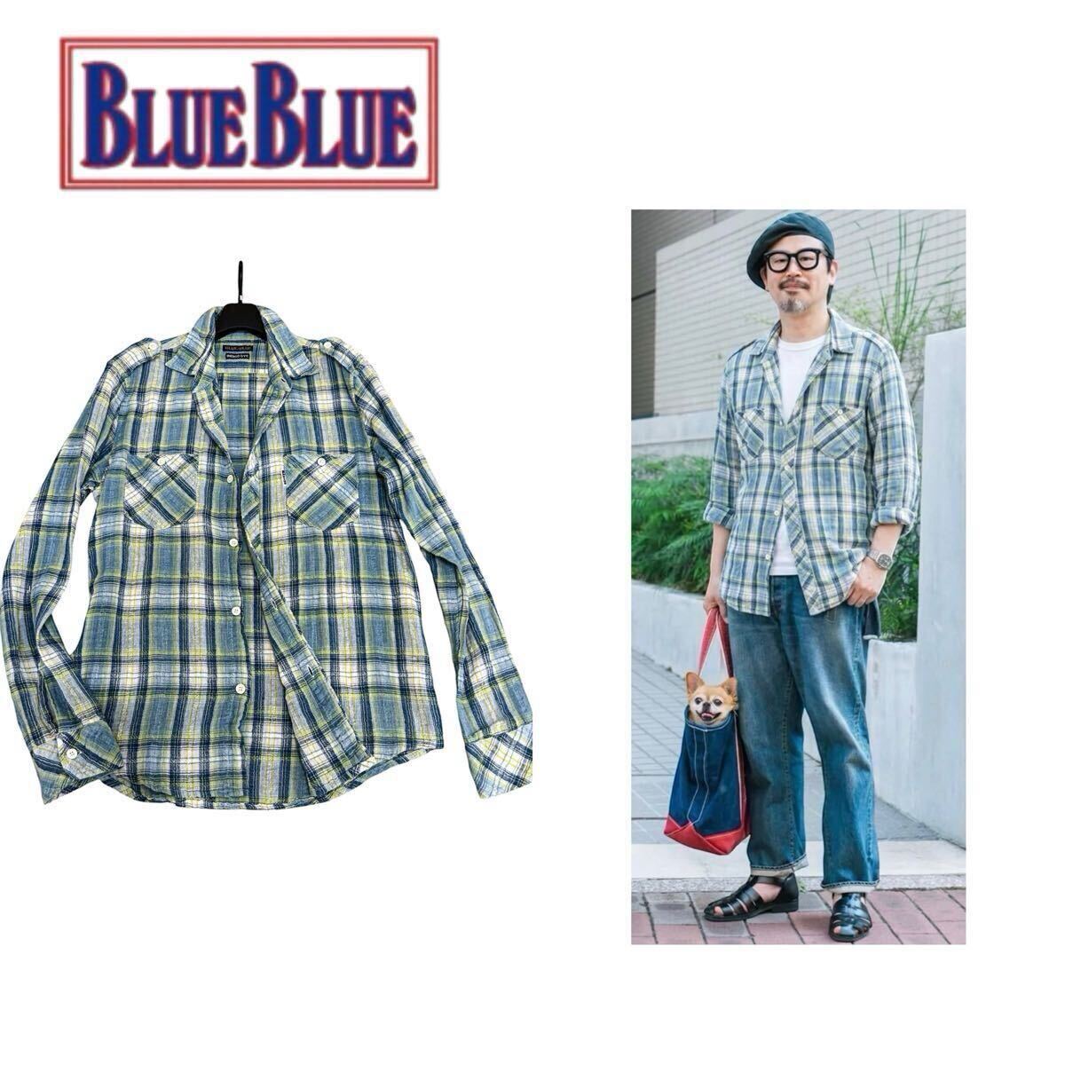 キムタク着 HRM ハリウッドランチマーケット BLUEBLUE ボーダー T
