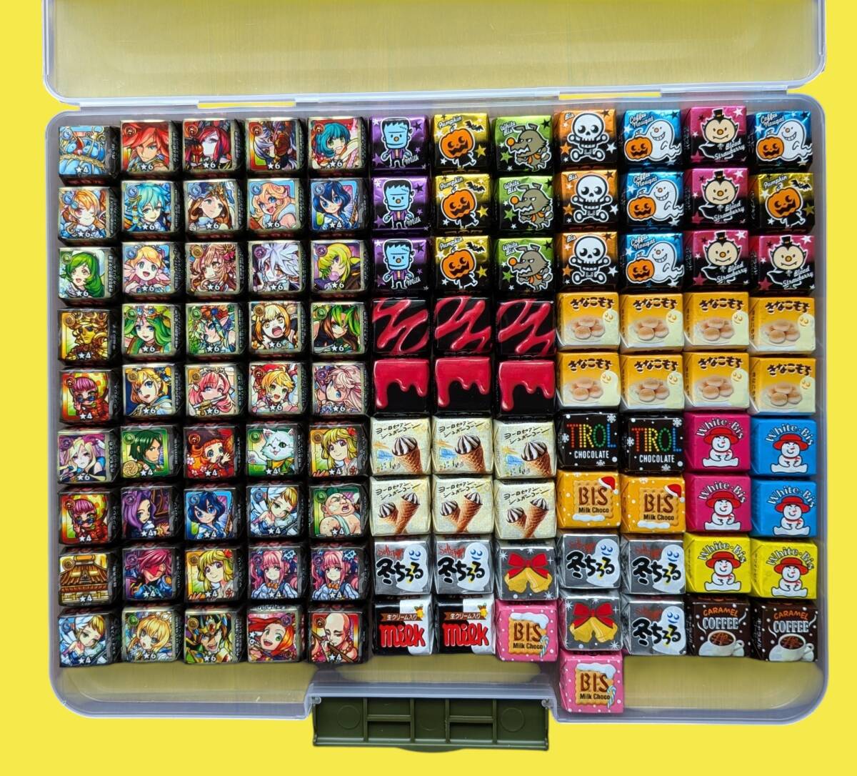 コレクション品 チロルチョコの包み紙パッケージ約650枚セット 松尾