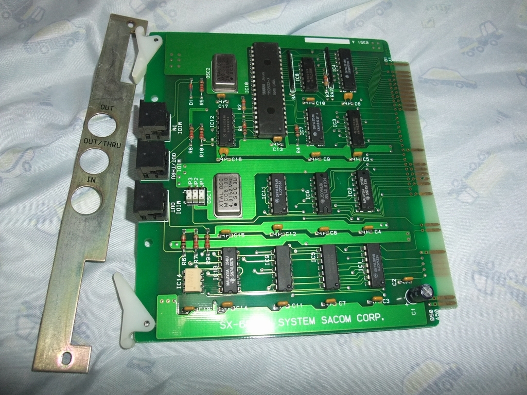 X68000 SCSIインターフェースボード SX-68SC システムサコム SYSTEM