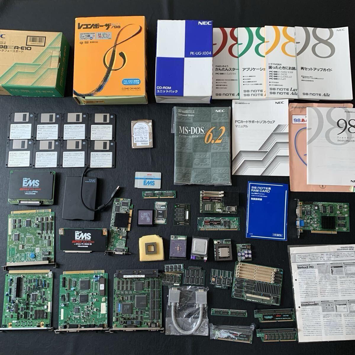 傷や汚れあり】 NEC PC-9800シリーズ MS-DOS 6.2 基本機能セット PS98