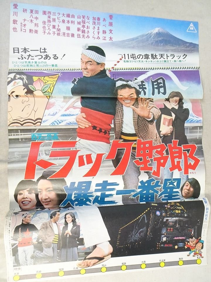菅原文太『トラック野郎 天下御免』 映画ポスター（C)東映1977/GANGAの