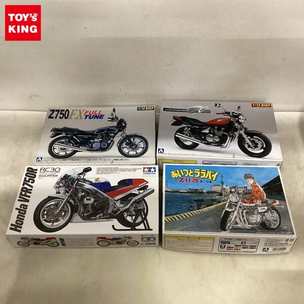 ☆1円 〜【未使用品】アオシマ 湘南純愛組 カワサキ ゼファー改 津元