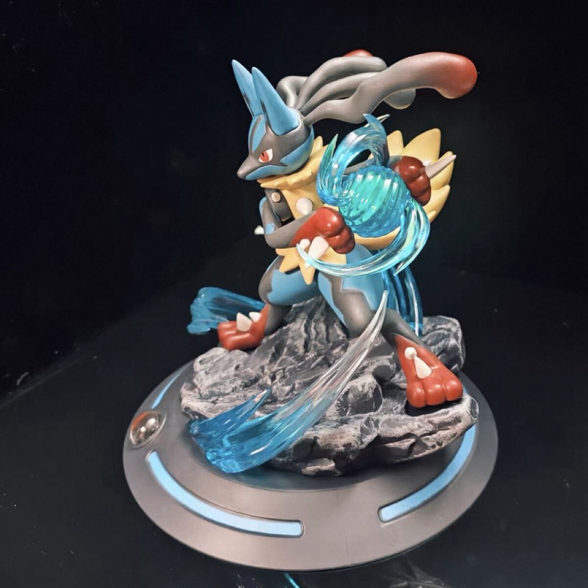 ポケモン フィギュア 一番くじ メガルカリオ 台座つき ルカリオの落札