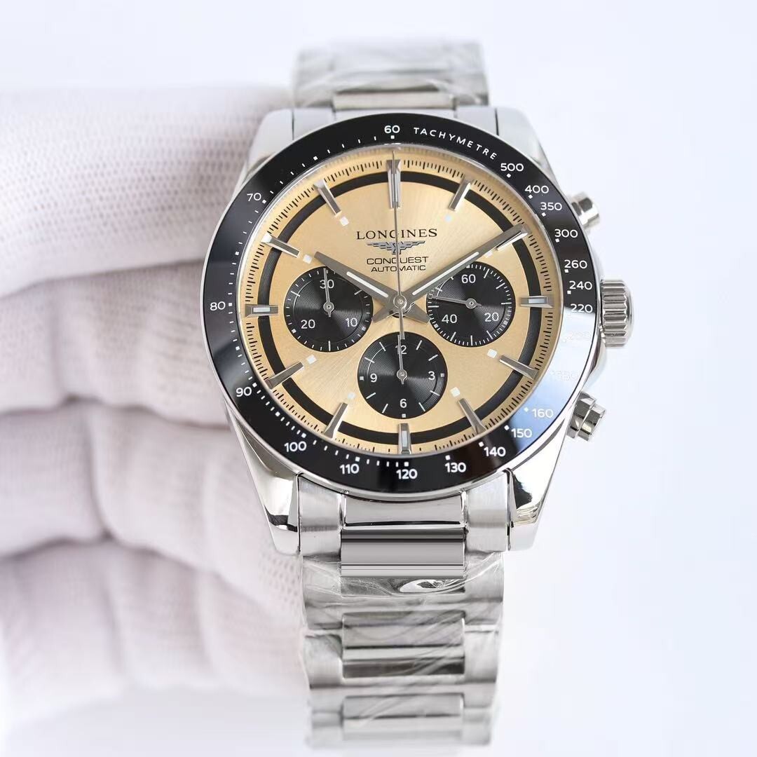 中古】新品同様 稼働品☆LONGINES ロンジン 125周年 8Pダイヤ 裏スケ