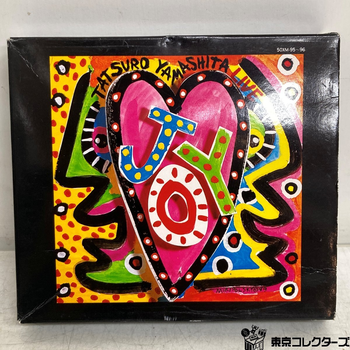中古】山下達郎 B1ポスター 非売品 RIDE ON TIME maxell 当時物