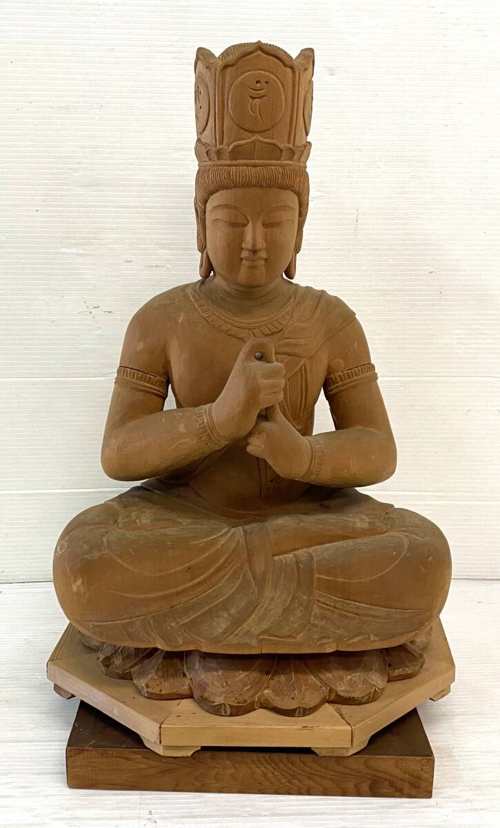 湯】時代仏具 木造 細密木彫 金彩色 仏壇欄間 雲鳳凰図 一対 幅49cm