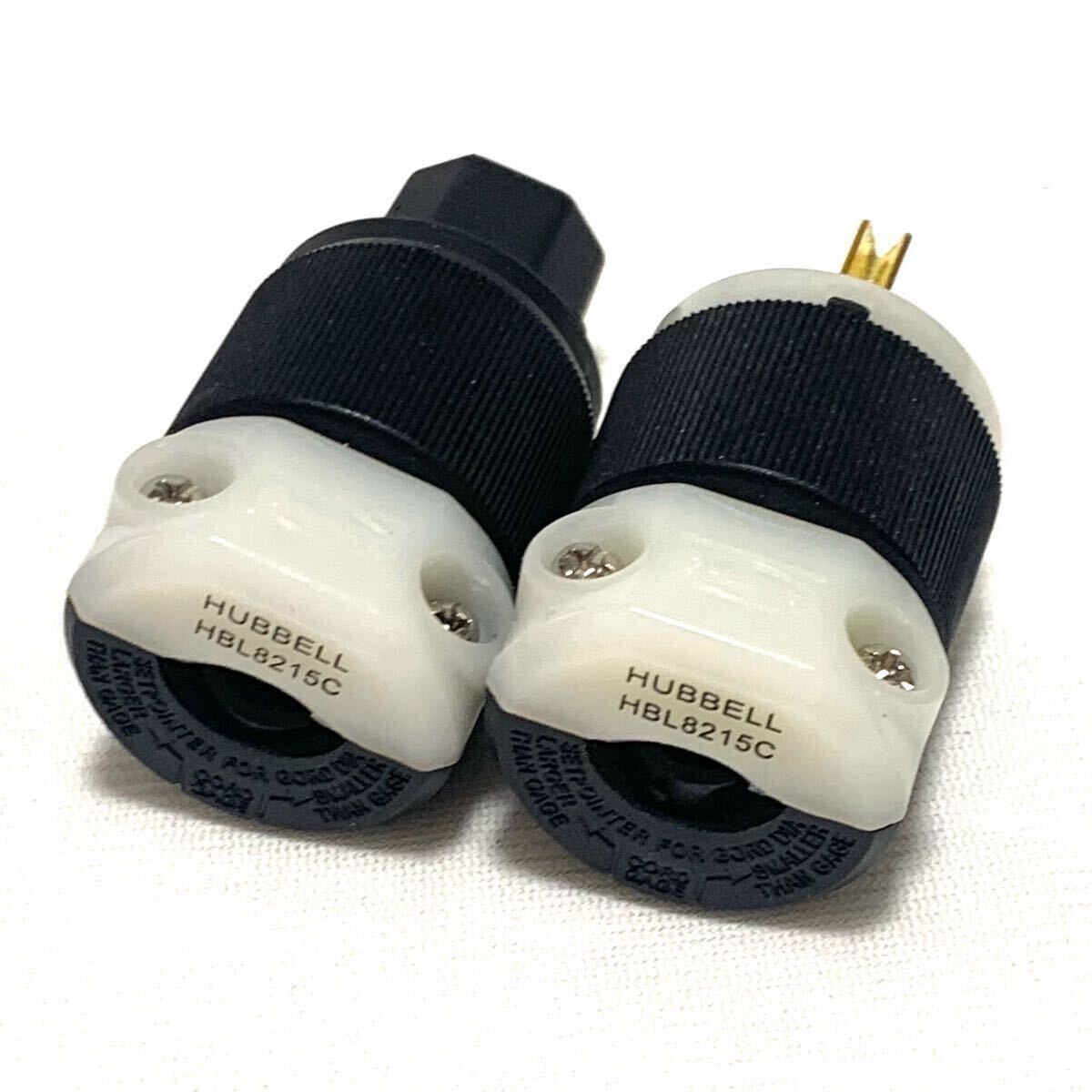 未使用】☆新品☆HUBBELL HBL8215C 電源プラグ IECコネクタ 2個セット