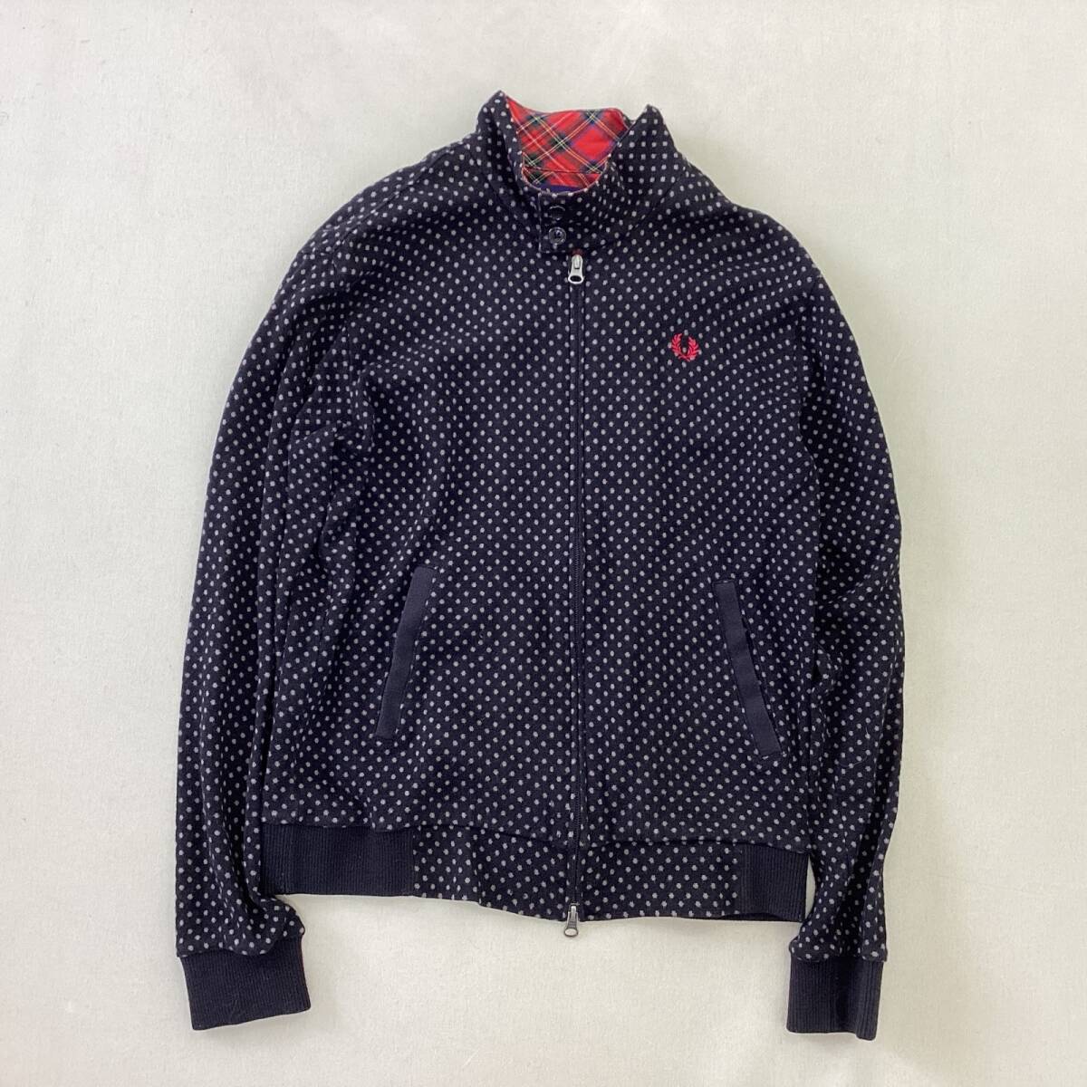 中古】FRED PERRY フレッドペリー ローレル刺繍 ブラックウォッチ
