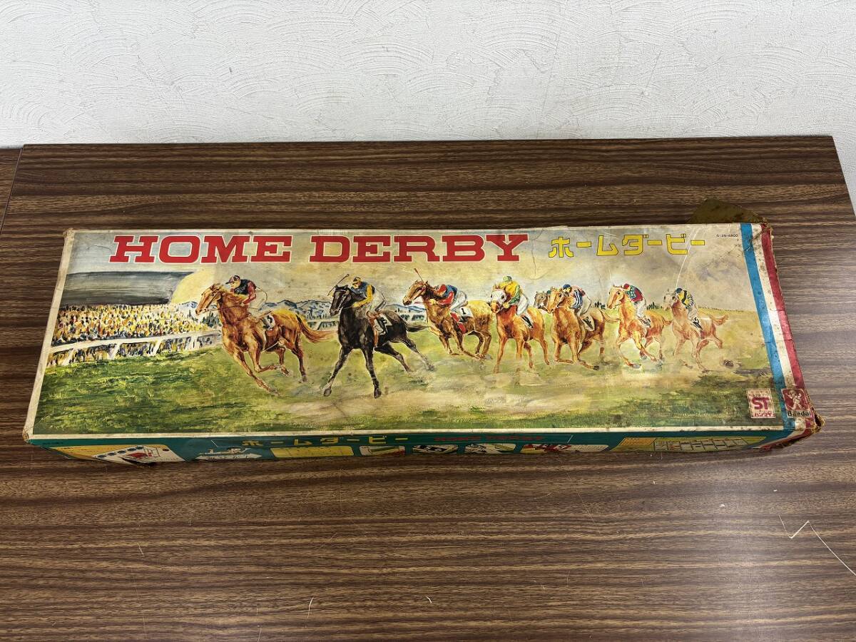 K14083【競馬ゲーム1970年代】 昭和レトロ 旧バンダイ ホームダービー