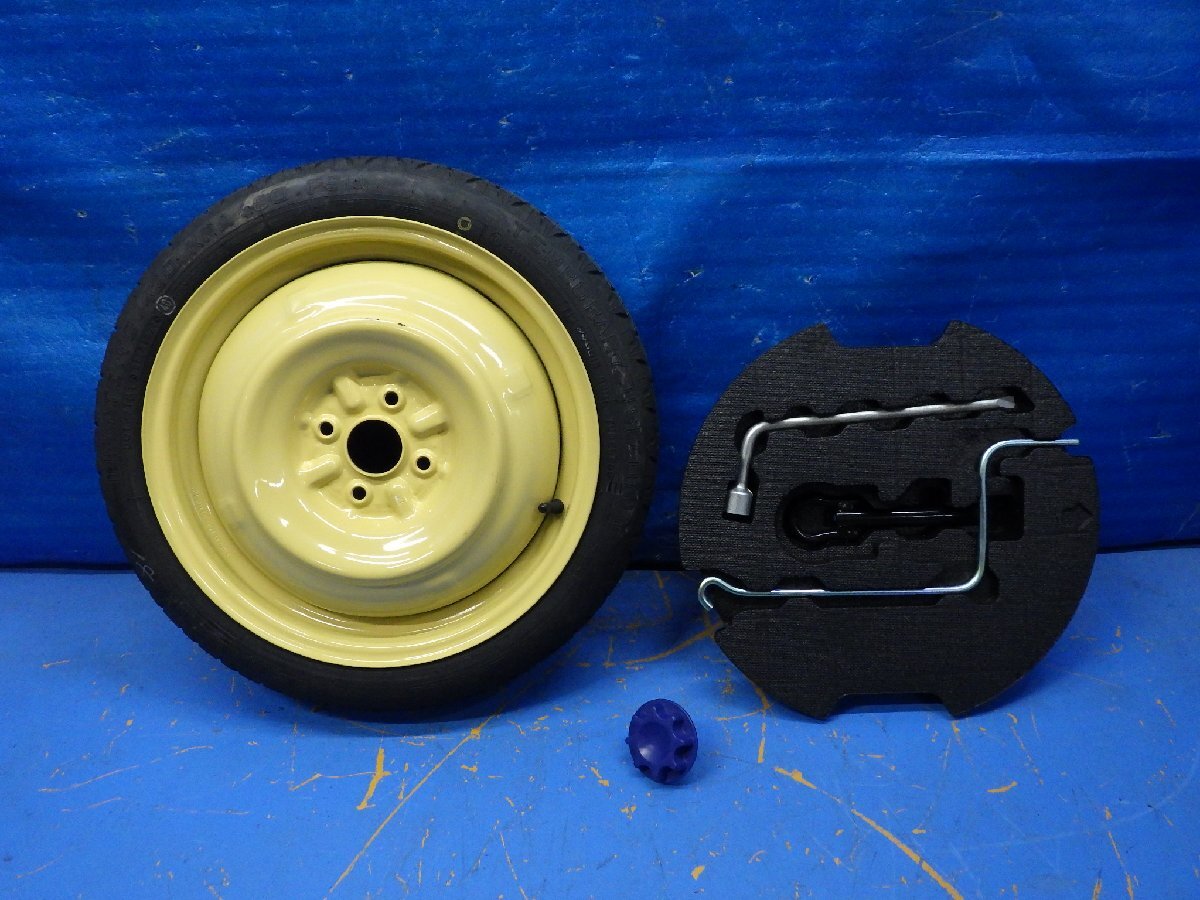 PCD100 5穴 トヨタ車用 スペア 応急用タイヤ T125/70D16 1本 スペア