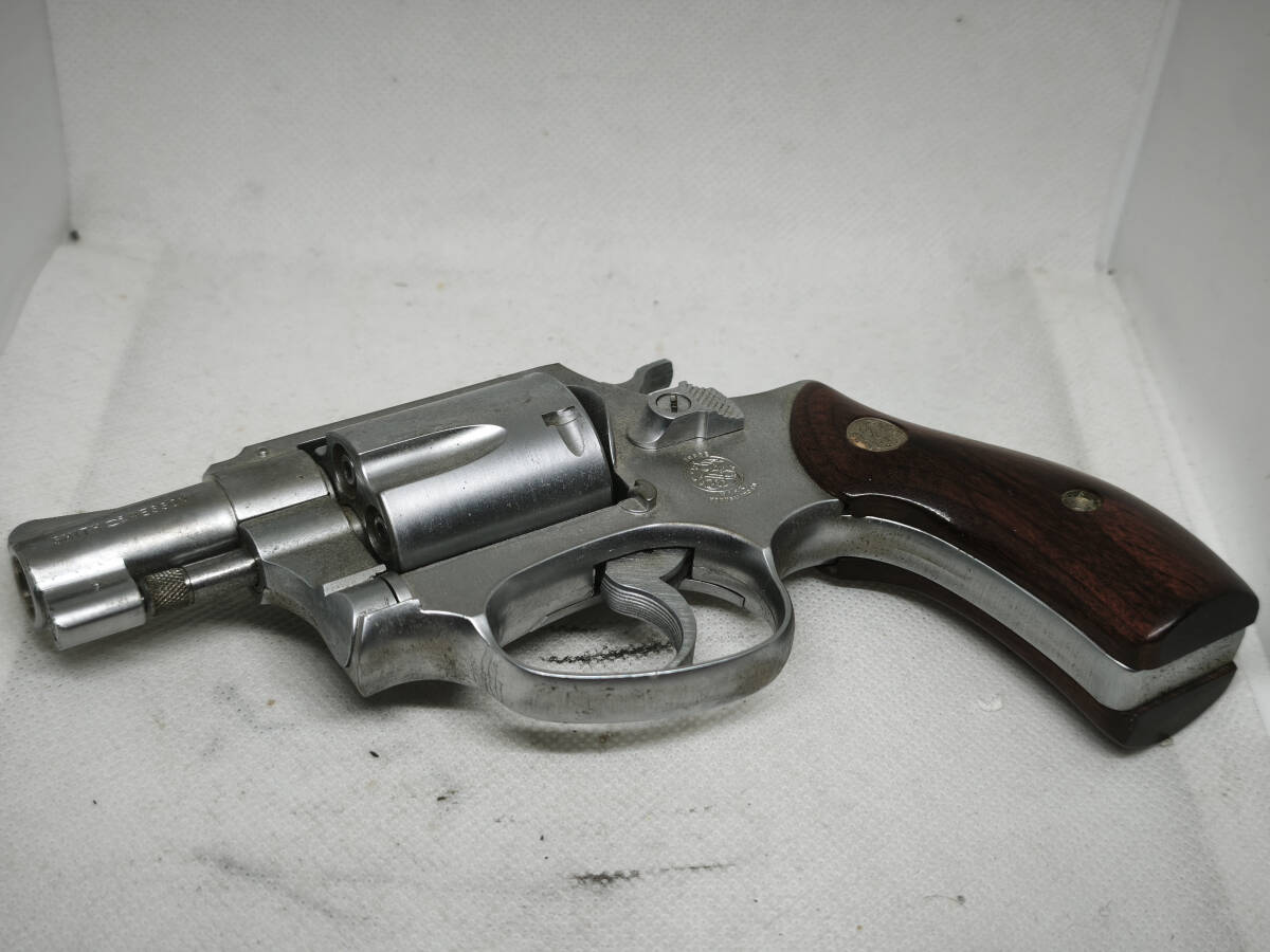 コクサイ 金属製モデルガン S&W M19 4in 357MAGNUM 24kメッキ SMG 合法