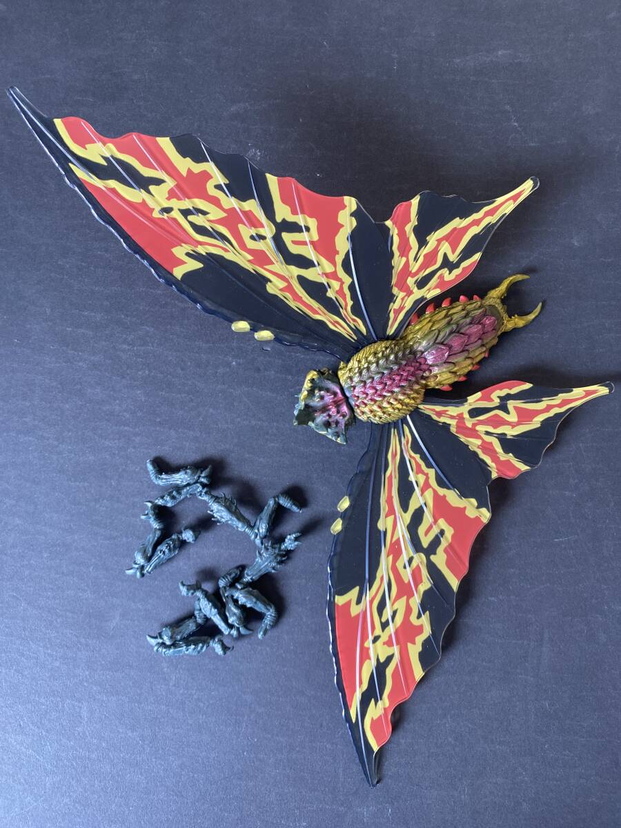 目立った傷や汚れなし】絵画 ジミー大西 Godzilla vs Mothra/手描き