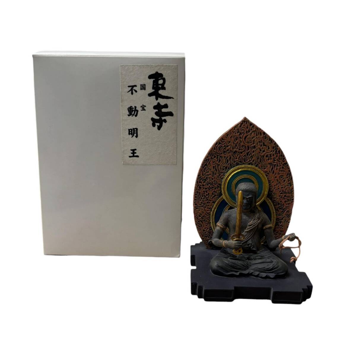 東寺 ミニチュア仏像 国宝 軍荼利明王 フィギュア 五大明王 立体曼荼羅