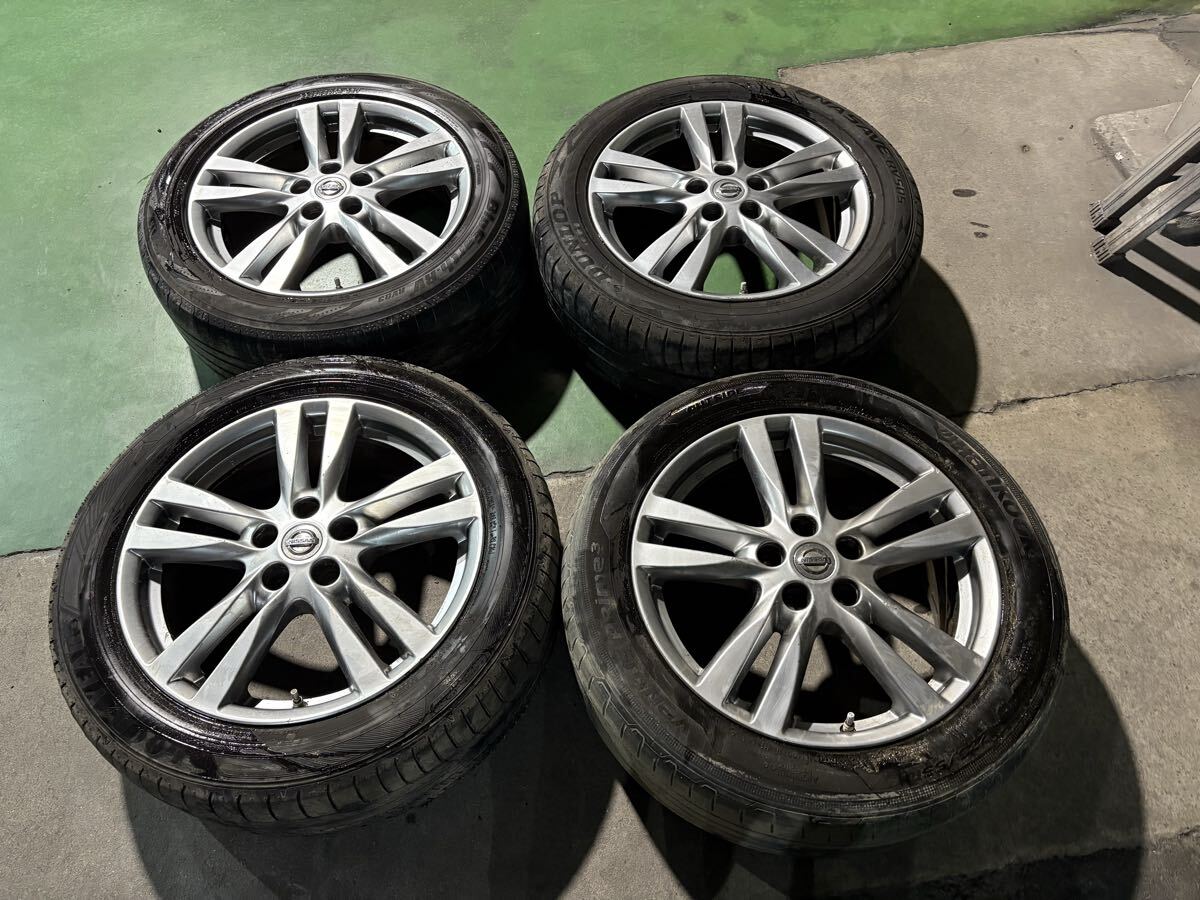 エルグランドライダー E52 後期 純正アルミホイール ダークメッキ 1本