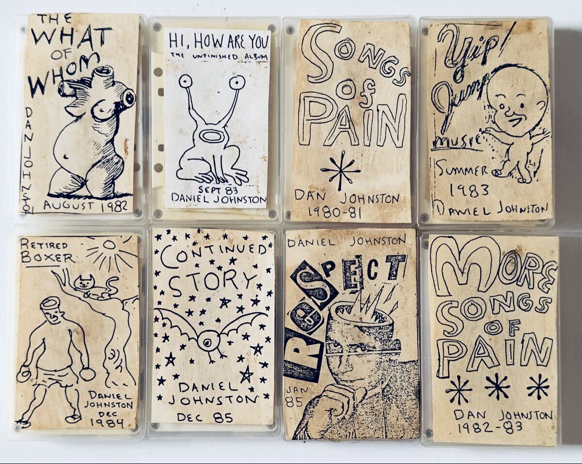 ダニエル・ジョンストン サイン入りアート Johnston Daniel ダニエル