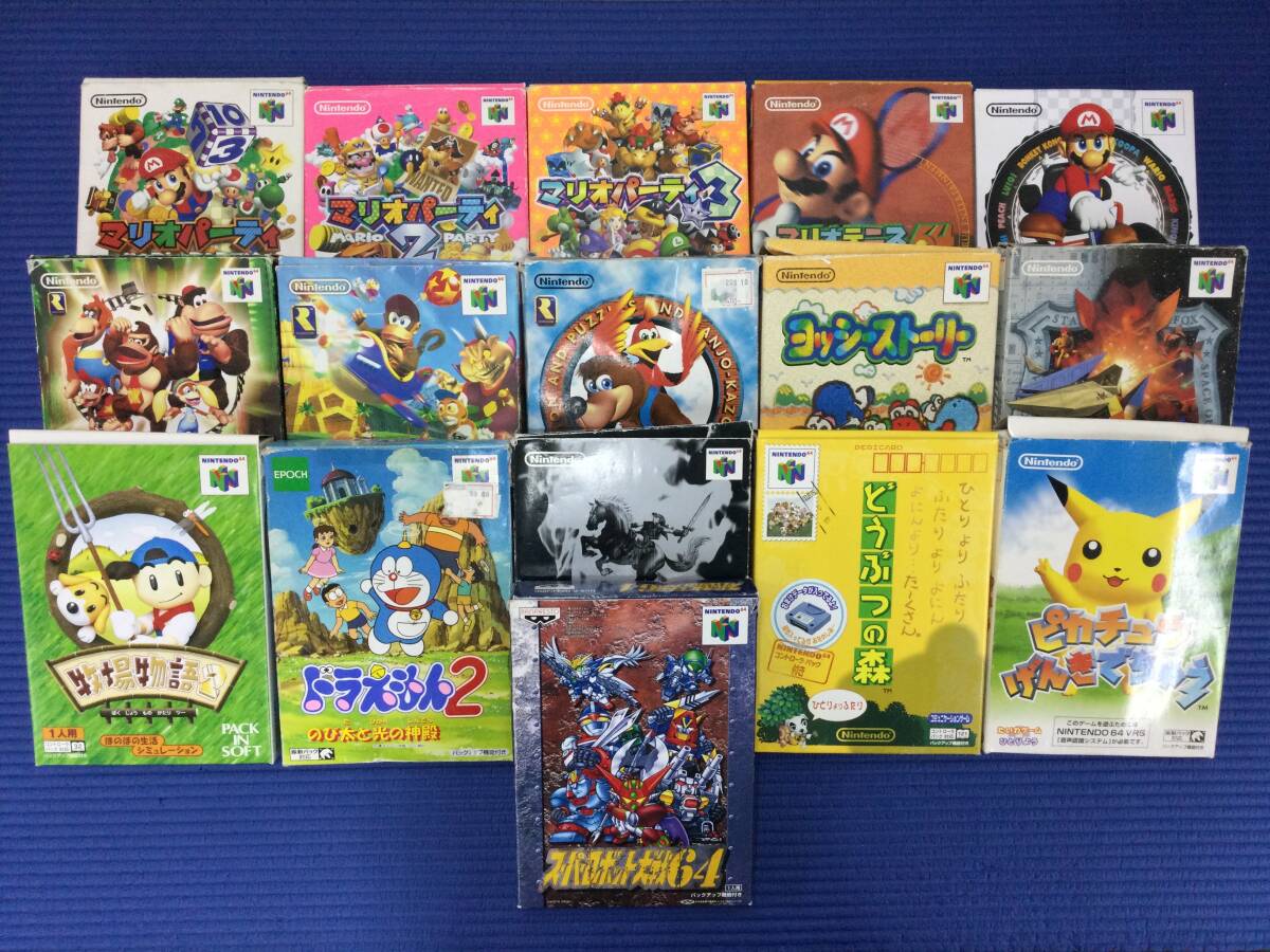 GB4553/80/0】ジャンク☆ニンテンドー64ソフト☆16本☆箱付き☆ゼルダ 