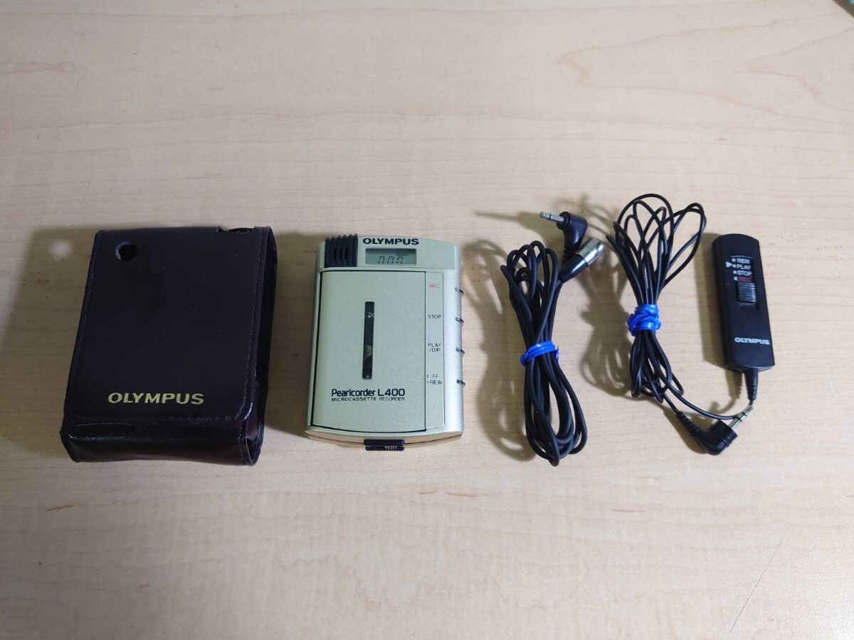 中古】希少 OLYMPUS ZUIKO PEARLCORDER 元箱付セット オリンパス