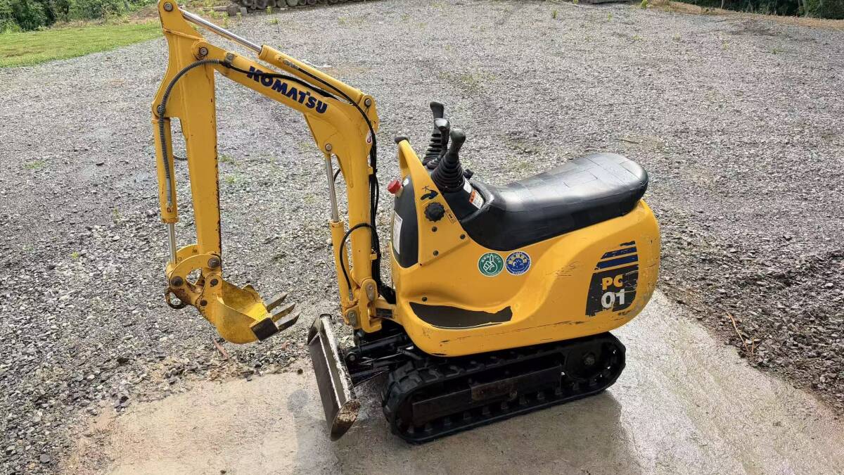 希少！絶版 昭和レトロ コマツ KOMATSU アバンス PC200 油圧ショベル