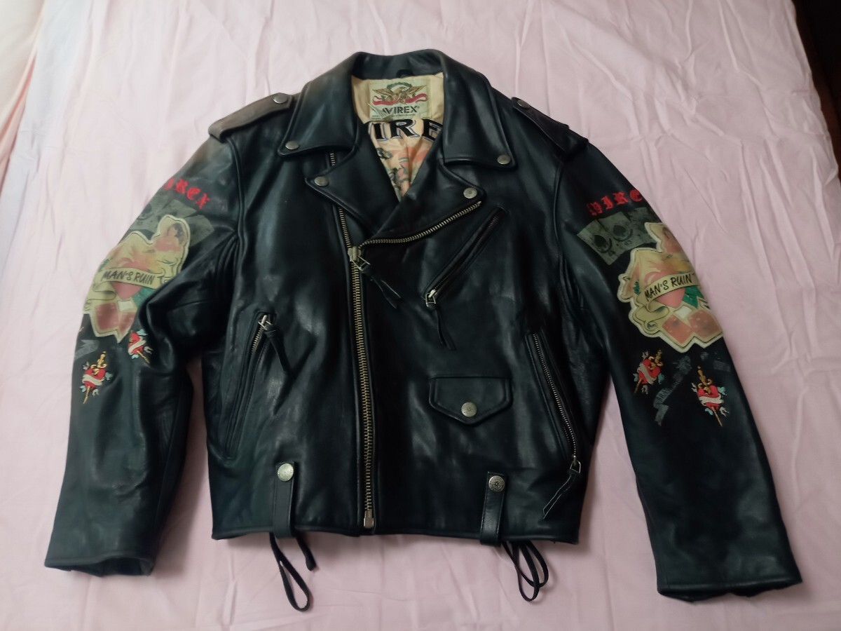 SAINT LAURENT サンローラン 13AW カフェレーサー レザージャケット 42