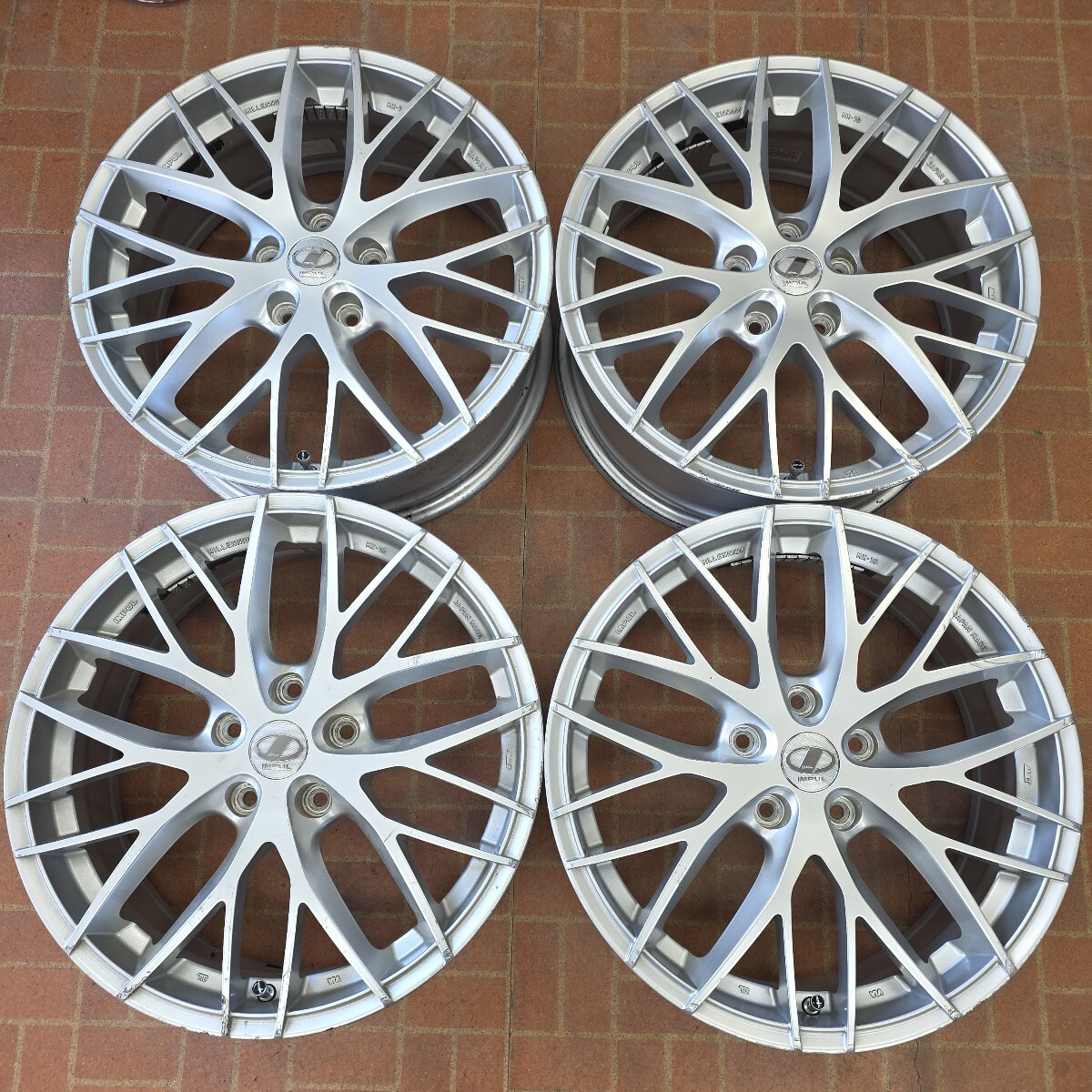 中古】希少 IMPUL BBS M1 9J 10J 18インチ Y33 Y32の落札情報詳細
