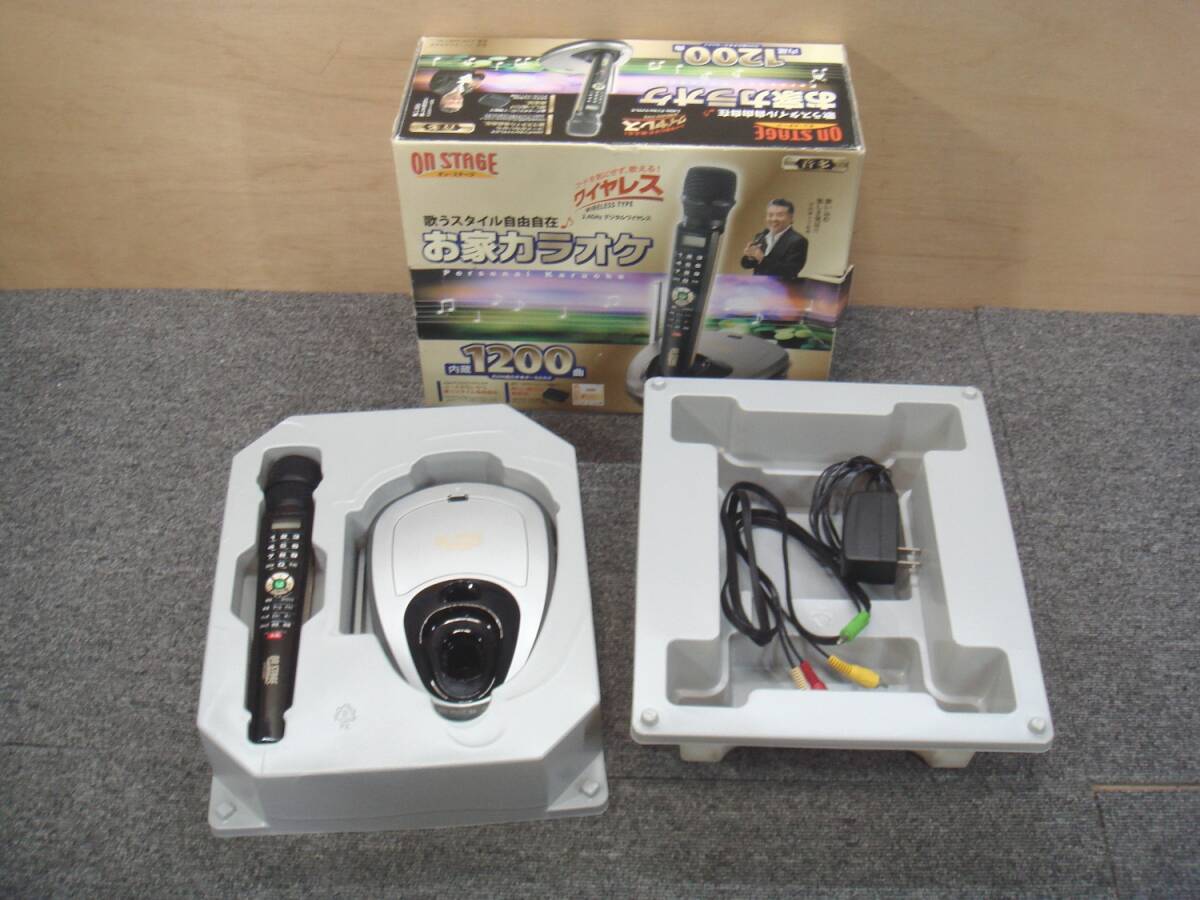 パーソナルカラオケ on STAGE オンステージ Z-PK120WT(N) ペアマイク Z