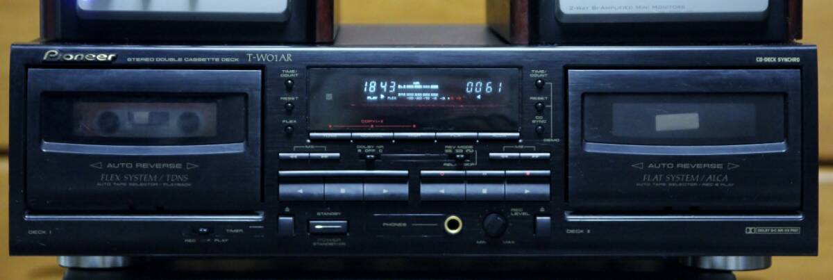 取扱説明書】Pioneer カセットデッキ ダブルリバースデッキ T-W01AR の