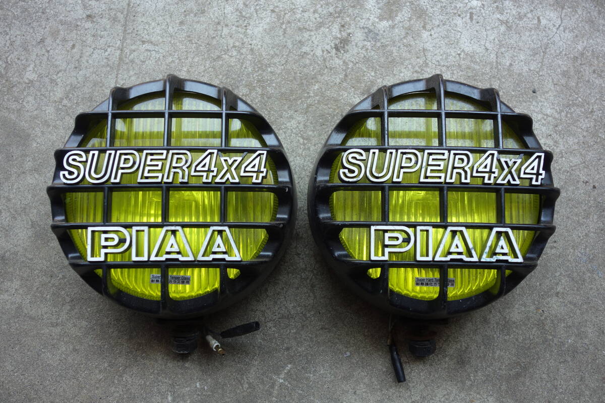 車 PIAA SUPER 4x4 フォグランプ 左右 イエローレンズ仕様