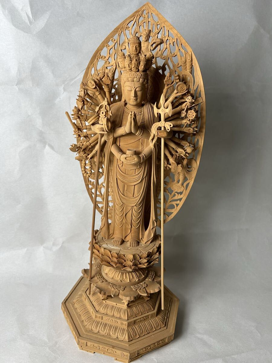 新品】京都清水寺 「十一面千手観音御分身守」 仏像 お守り 本金使用