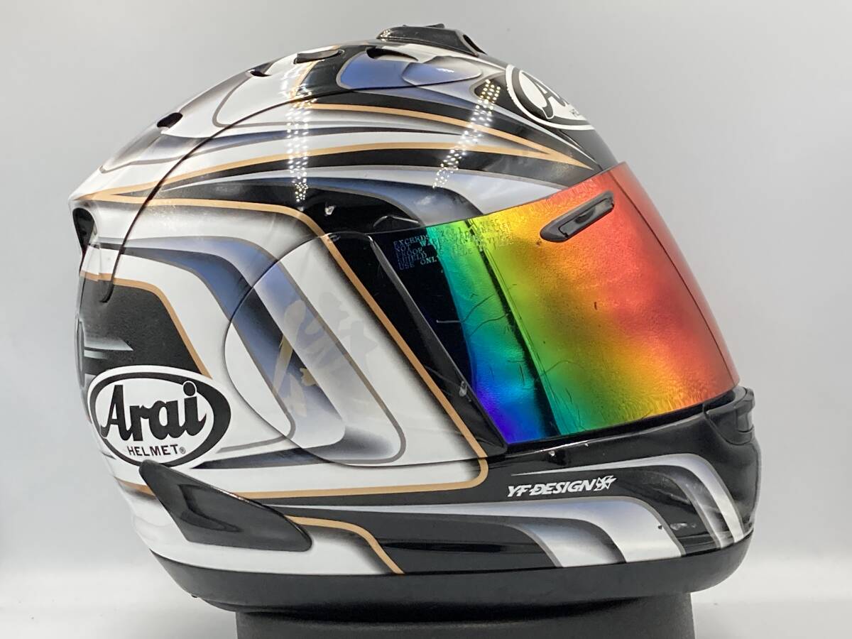 美品！ARAI RX-7 RR5 AOYAMA GP SIZE:M 中古 ( アライ RX7 RR5 RRⅤ