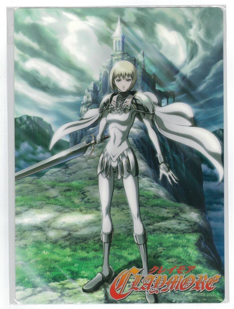 o-CF-B000240☆クリアファイル☆CLAYMORE クレイモア クレア クリア