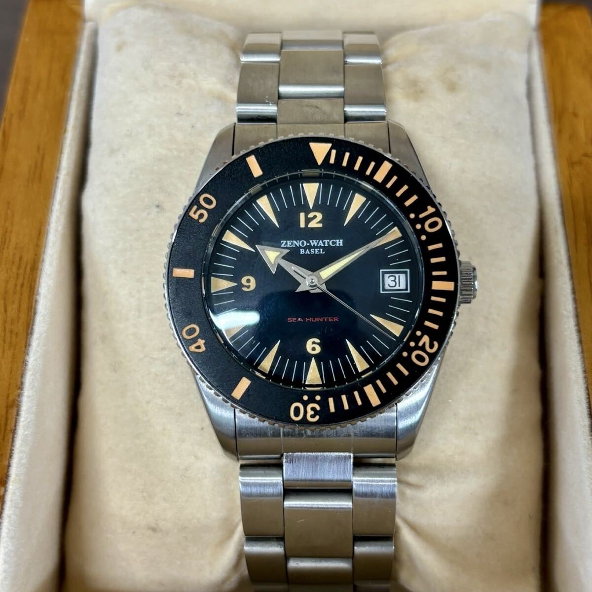 ジャンク品 ZENO-WATCH ゼノウォッチ ZN-001 自動巻 腕時計 ジャンク品 ZENO-WATCH ゼノウォッチ ZN-001 自動巻 腕時計