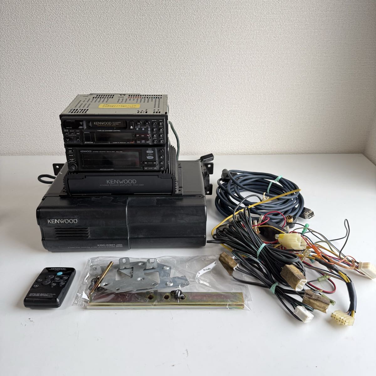 希少!! KENWOOD X707 M707 C706 6連奏CDチェンジャー カセット MD TAPE