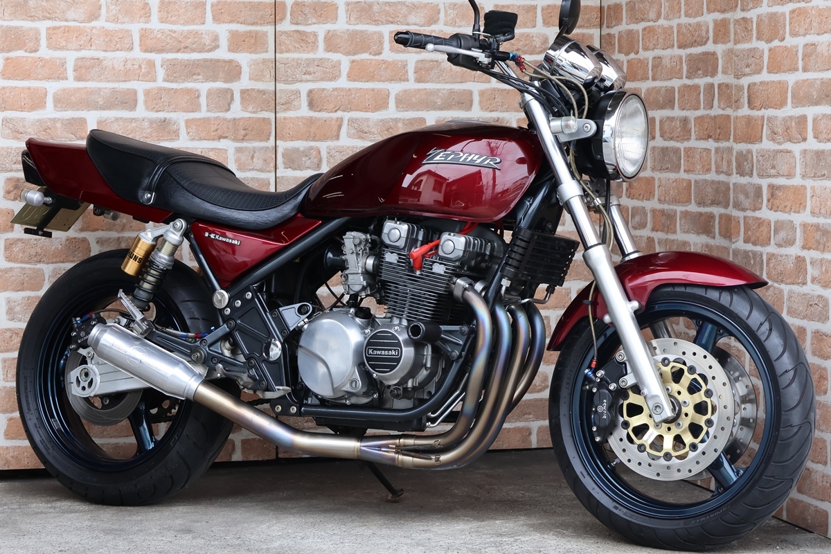 中古】横浜～ Kawasaki ゼファー400 C6 旧車 ルミナスビンテージ