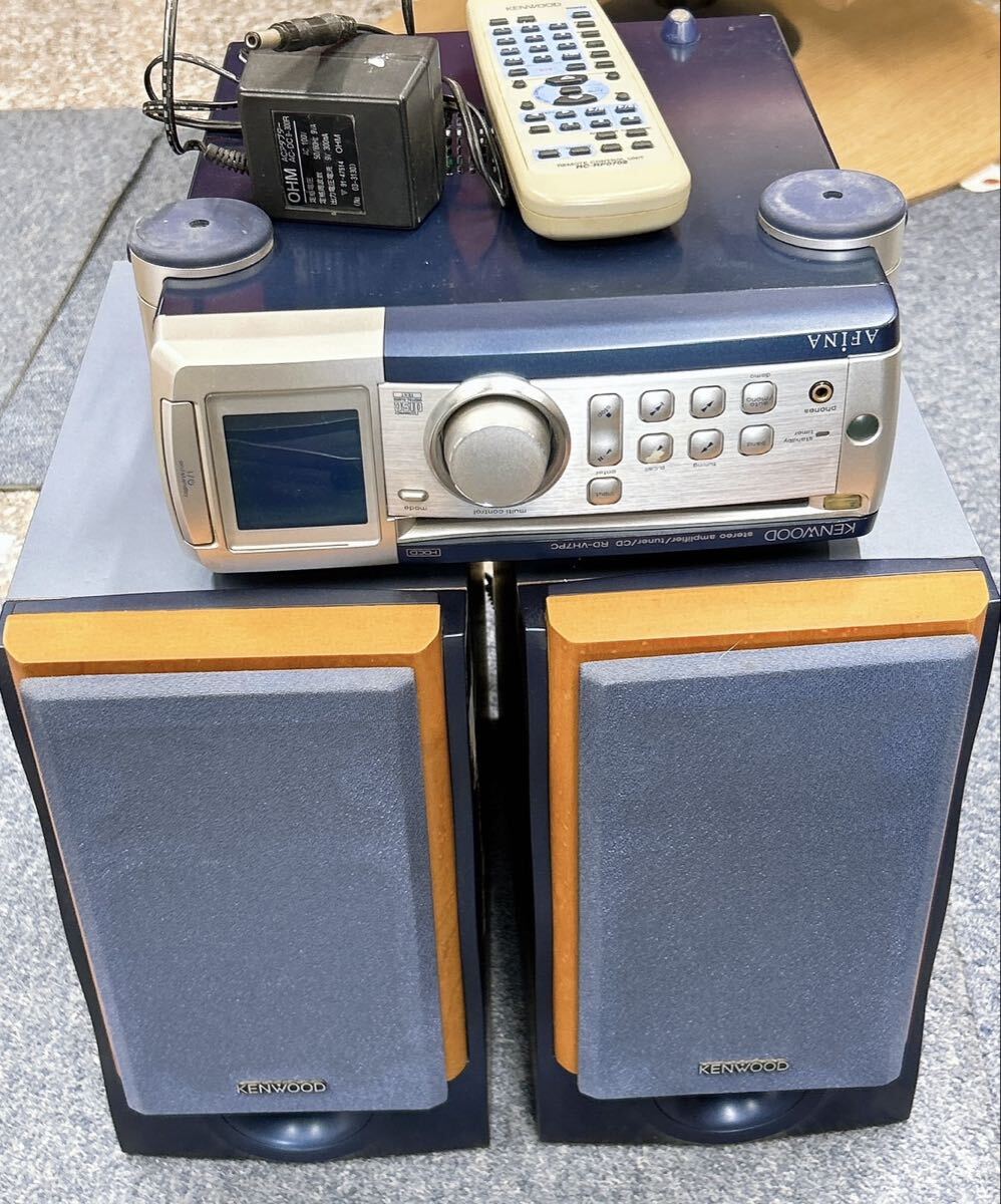 AA180 KENWOOD ケンウッド RD-VH7PC+DM-VH7PC CDプレーヤー/スピーカー