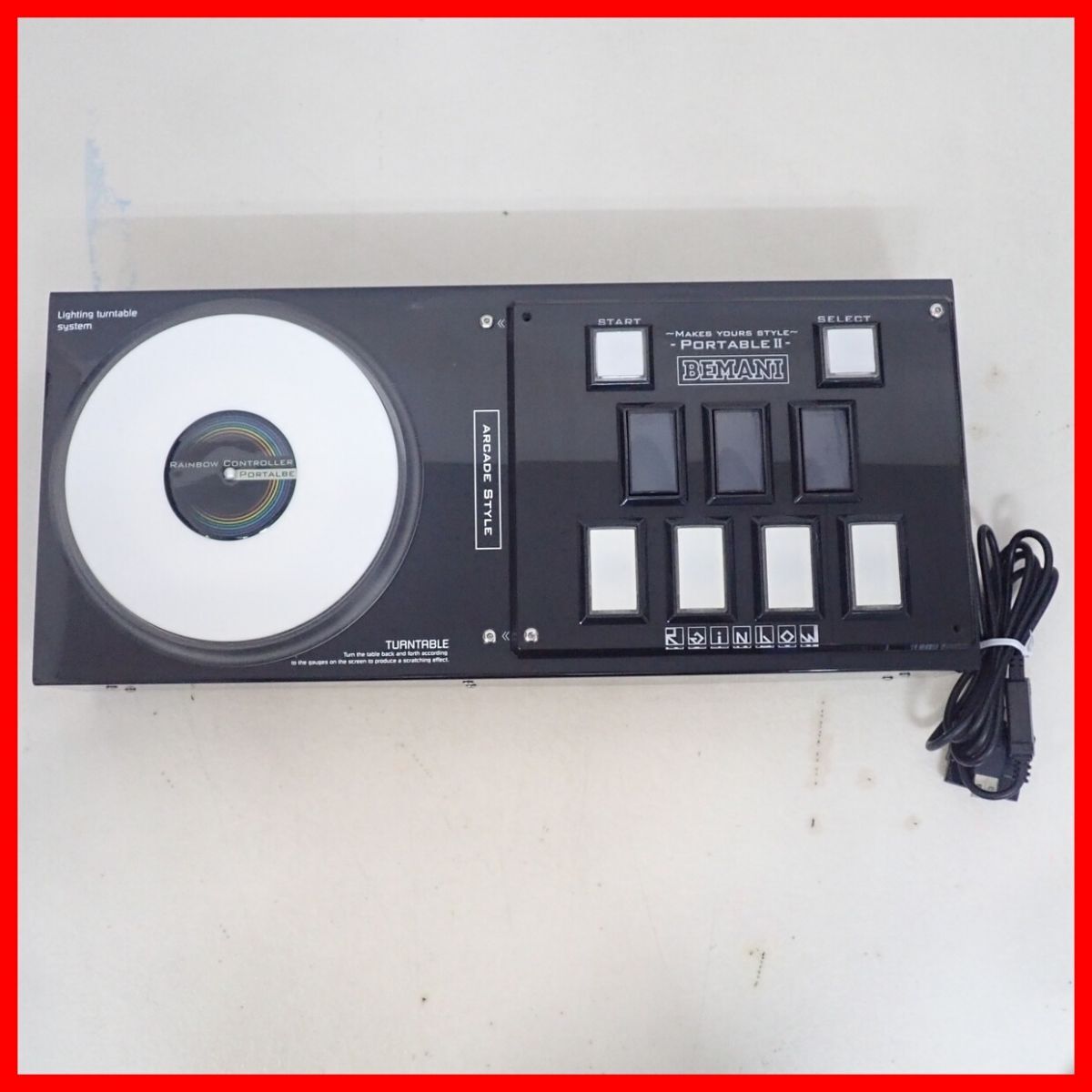 Rainbow Portable2 虹コン2 弐寺コン【竜神】 beatmania コントローラー rainbow portable 2 Rainbow Portable2 虹