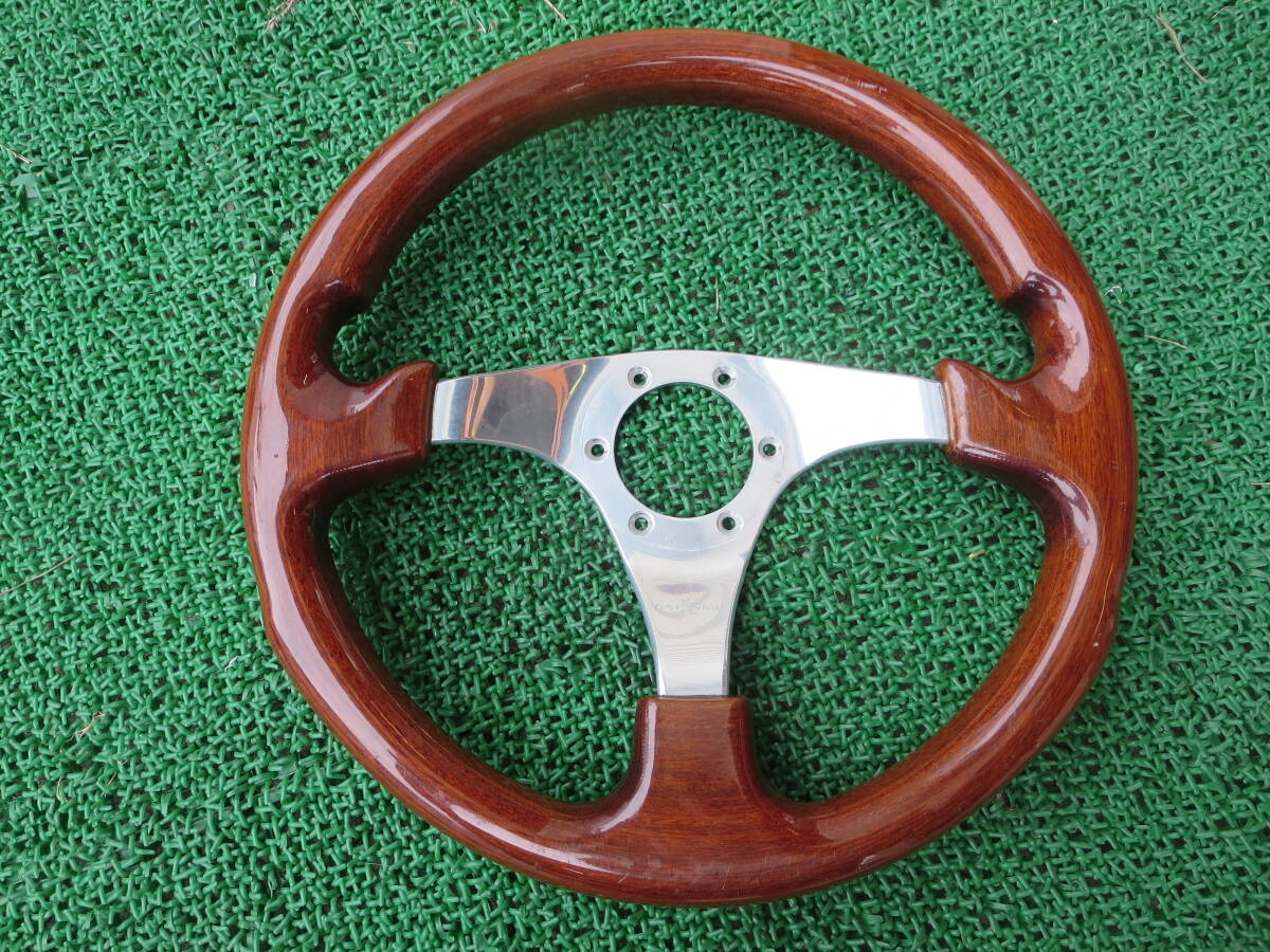 当時物♪ 美品 MOMO モモ JL36 ウッド ステアリング 36.5 パイ 1997 旧