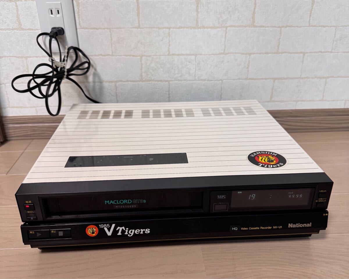 NATIONAL VHSビデオデッキ マックロード MACLORD NV-U1 ジャンク