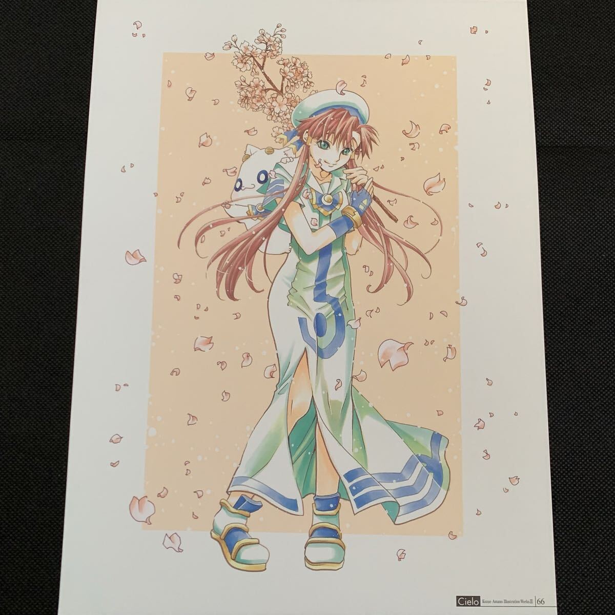 ARIA 複製原画 B4サイズ 額付き 天野こずえ 水無灯里 ケット・シー