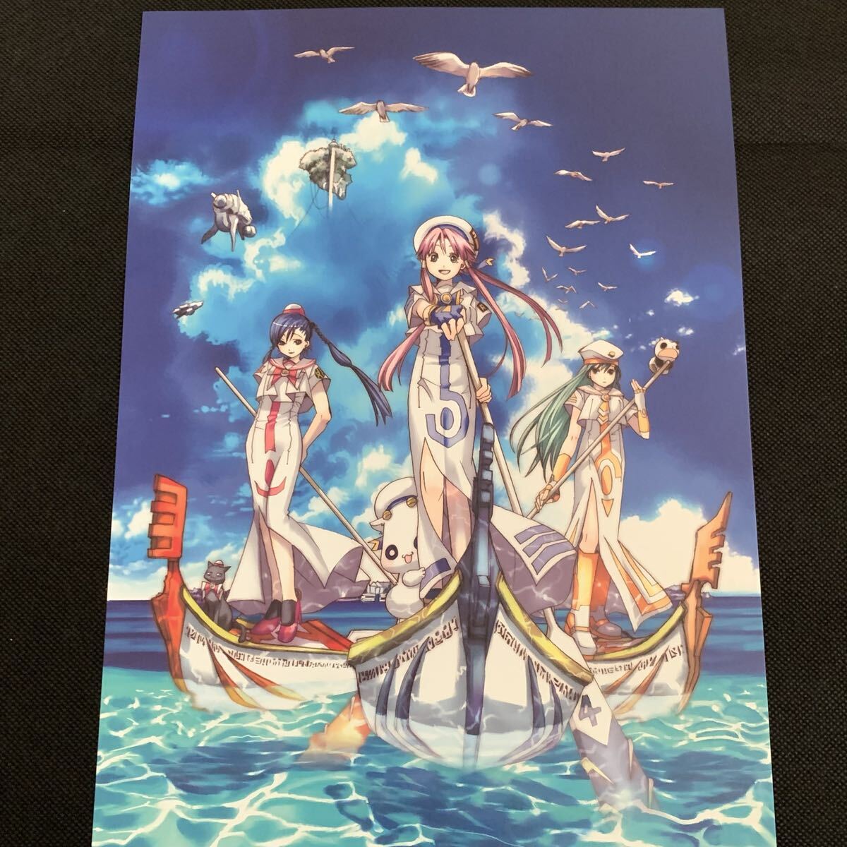 ARIA 複製原画 B4サイズ 額付き 天野こずえ 水無灯里 藍華 アリス 新品】天野こずえ ARIA 複製原画 B4 額装品 グランマ アリア社長との