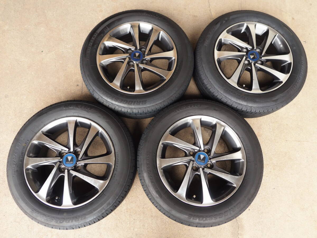 ☆15×5J＋39 PCD 100 4穴 トヨタ純正 鉄ホイール☆ アクア ヴィッツ