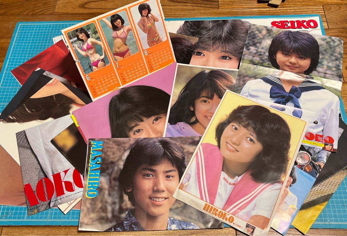 中古】相川七瀬 切り抜き 142P＆ポスター 貴重！初期の記事もあり！の