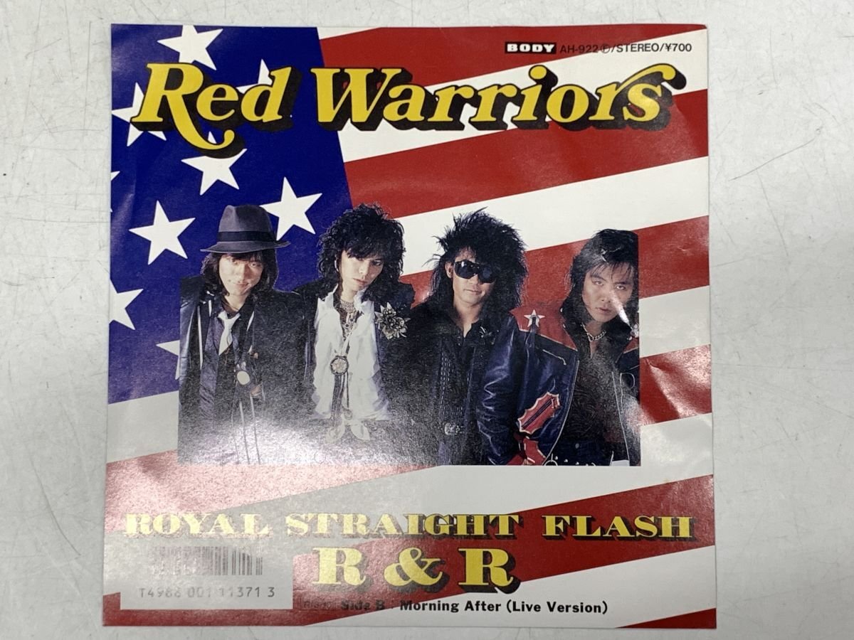 RED WARRIORS レッド・ウォーリアーズ / OUTSIDER 7インチシングルの
