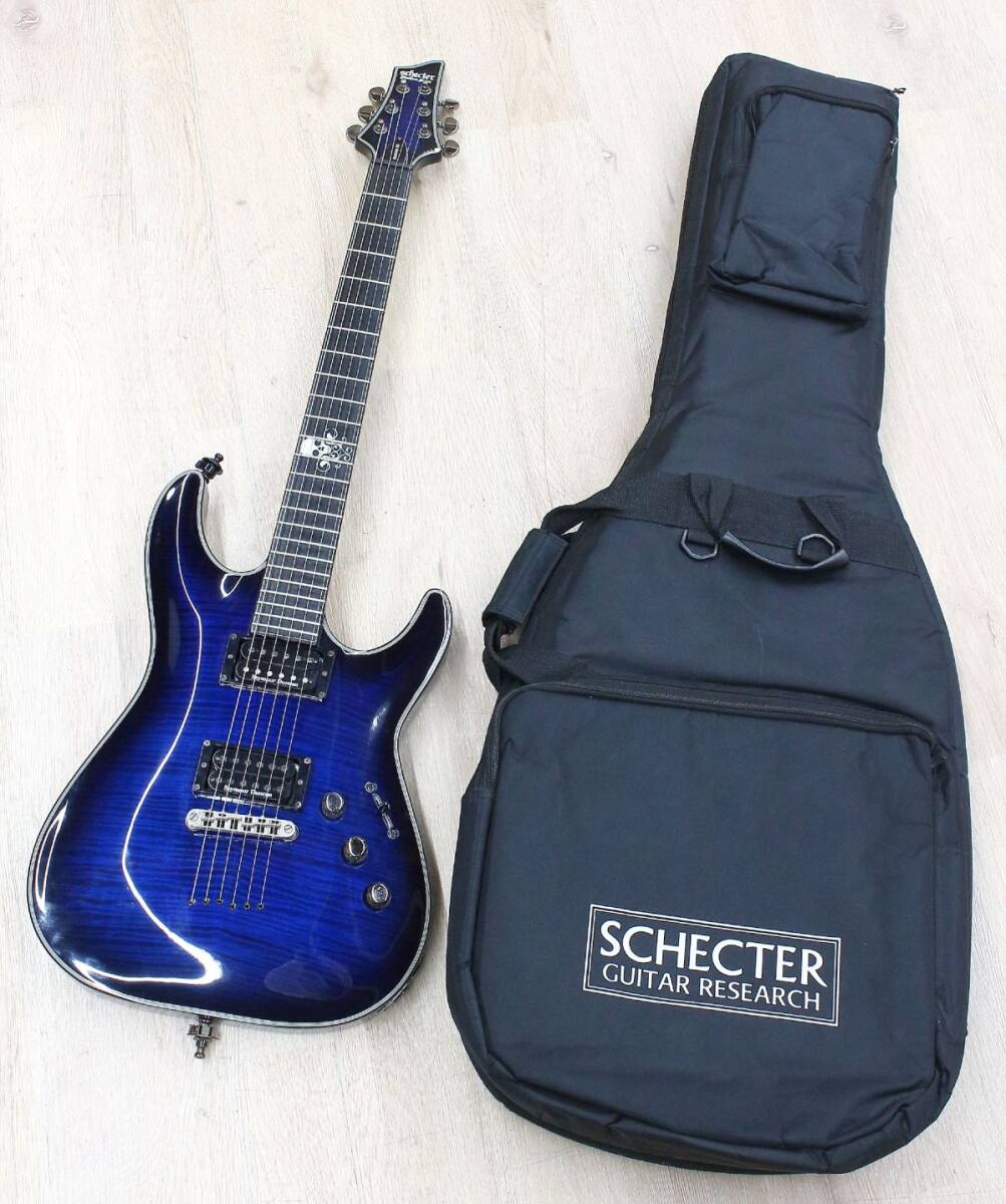 中古】Schecter Blackjack SLS V-1 FR Active SBK - Satin Black