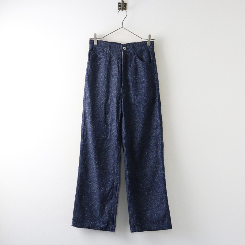 18AW AURALEE オーラリー HARD TWIST DENIM WIDE PANTS A8AP02DM 32